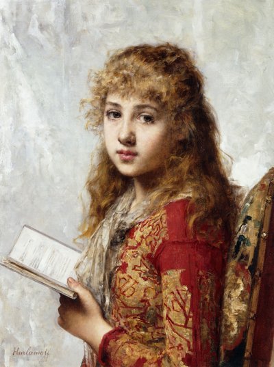 Contemplation - Alexei Alexevich Harlamoff