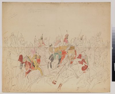 Le Maharaja Sher Singh (1807-1843) du Punjab et sa cour - Alexei Dmitrievich Saltykov