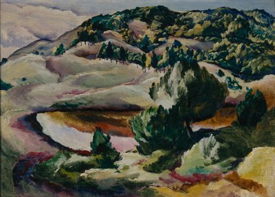 Korolkovskiye Dachas. Étang dans les collines, 1918 - Alexei Ilyich Kravchenko