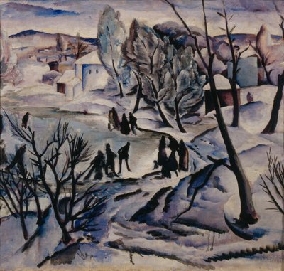 Hiver. Étang gelé, 1923-1924 - Alexei Ilyich Kravchenko
