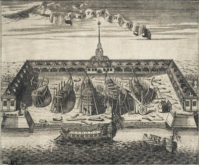 Vue du chantier naval de l