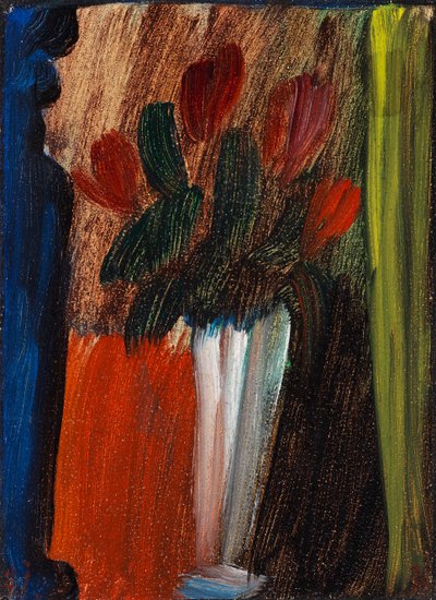 Nature morte de fleurs dans un vase blanc - Alexei Javlensky von