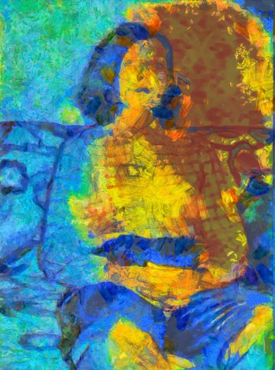 Poser sur le canapé,2020,(mixed media) - Alexei Makhov