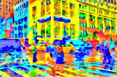Jour de pluie, 2020 (technique mixte) - Alexei Makhov