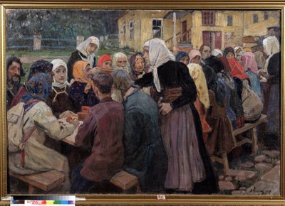 Le repas - Alexei Mikhailovich Korin