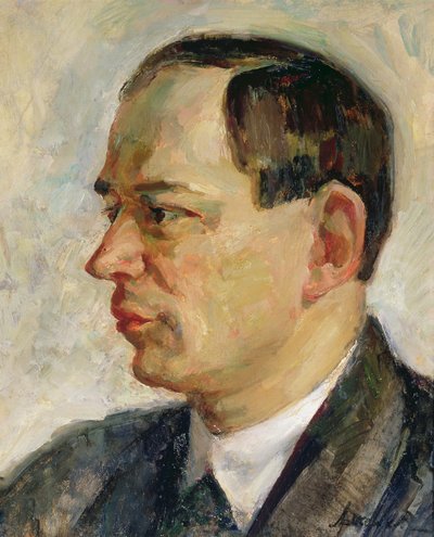 Portrait de Vissarion Shebalin (1902-63) 1933 - Alexei Nikolayevich Arzhenikov