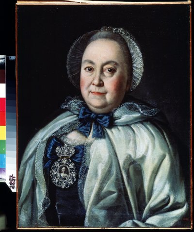 Portrait de la dame de compagnie, comtesse Maria A. Rumyantseva - Alexei Petrovich Antropov