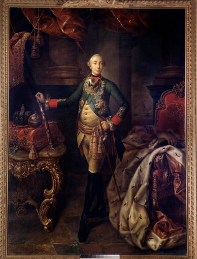 Portrait en pied de Pierre III - Alexei Petrovich Antropov