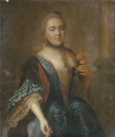 Portrait de la comtesse Elizabeth Vorontsova 1739-1792, 1762 - Alexei Petrovich Antropov