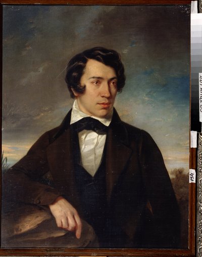 Autoportrait (Peinture de Alexei Stepanovich Khomyakov) - Alexei Stepanovich Khomyakov
