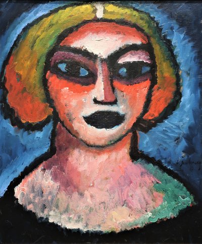 1912 Jawlensky Tête de femme - Alexej von Jawlensky