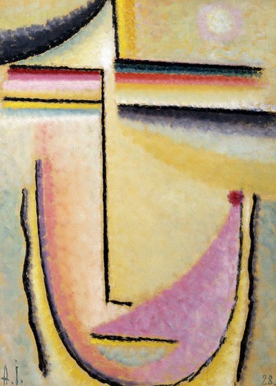 Tête abstraite, 1928 - Alexej von Jawlensky