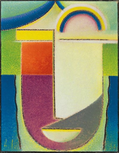 Tête abstraite : Pâques, 1933 - Alexej von Jawlensky