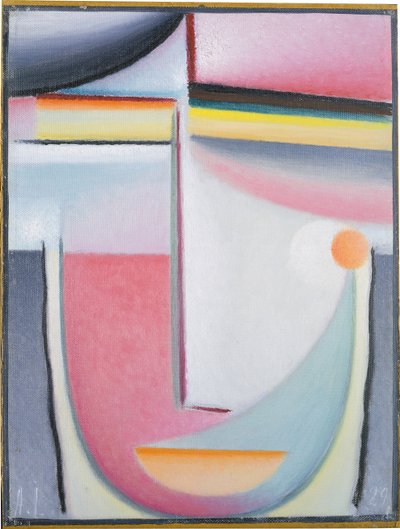 Tête abstraite : Symphonie en rose - Alexej von Jawlensky