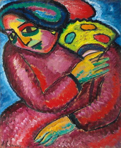 Danse avec éventail jaune, 1912 - Alexej von Jawlensky