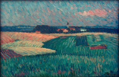 Village en Bavière (Wasserburg / Kirch-Eisselfing) - Alexej von Jawlensky