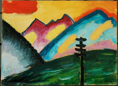 Einsamkeit - solitude (huile sur carton) - Alexej von Jawlensky