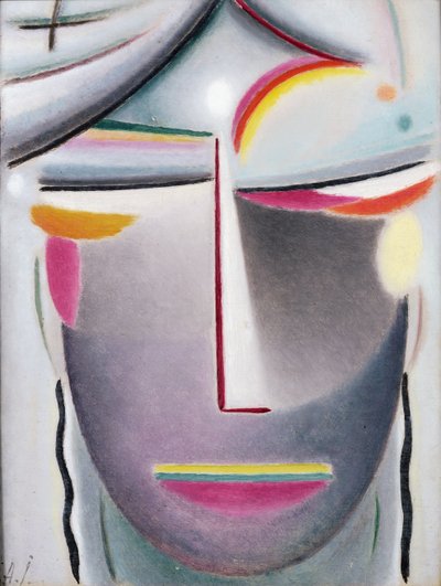 Tête (Bouddha sombre) - Alexej von Jawlensky