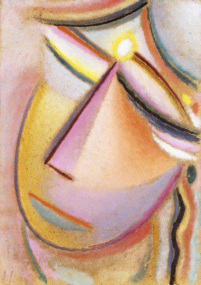 Heilandsgesicht: Neigender Kopf, 1923 - Alexej von Jawlensky