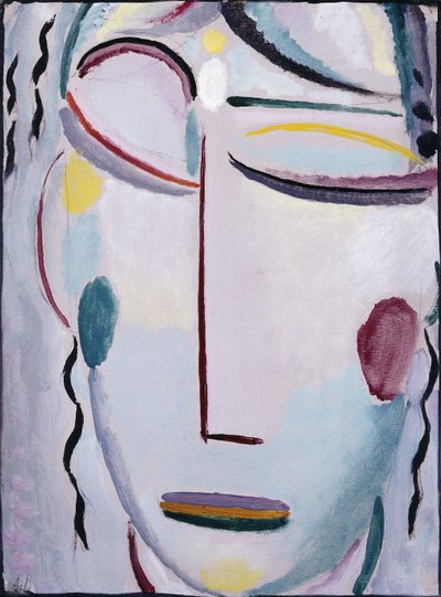 Heilandsgesicht: la Résurrection ou La Nouvelle Vie II, 1918 - Alexej von Jawlensky