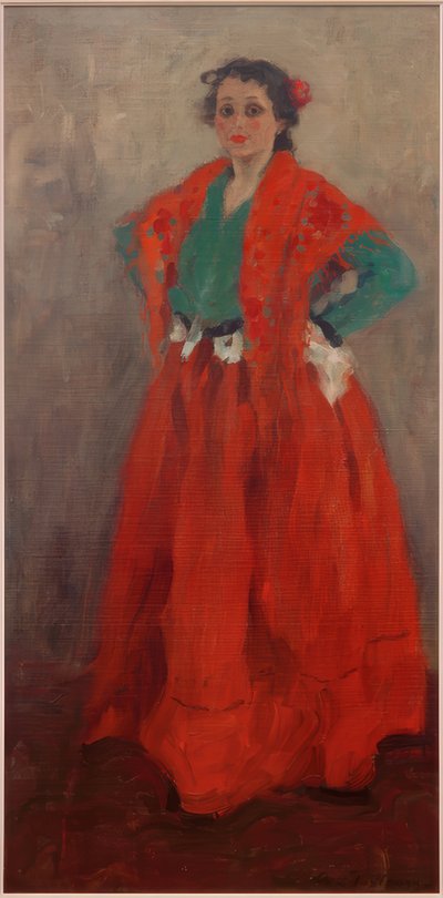 Hélène en costume espagnol - Alexej von Jawlensky