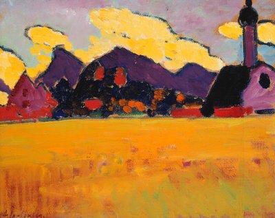 Paysage près de Murnau, c.1910 - Alexej von Jawlensky