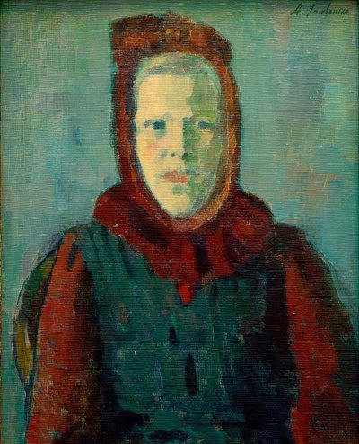 Fille avec coiffe - Alexej von Jawlensky