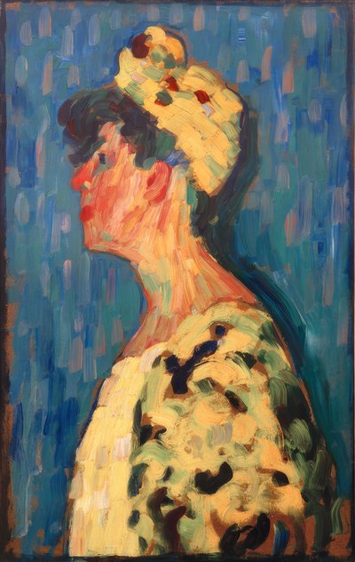 Marianne von Werefkin de profil - Alexej von Jawlensky