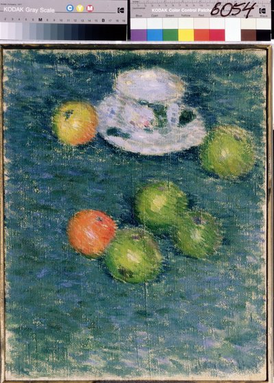 Nature morte. Pommes et une tasse - Alexej von Jawlensky