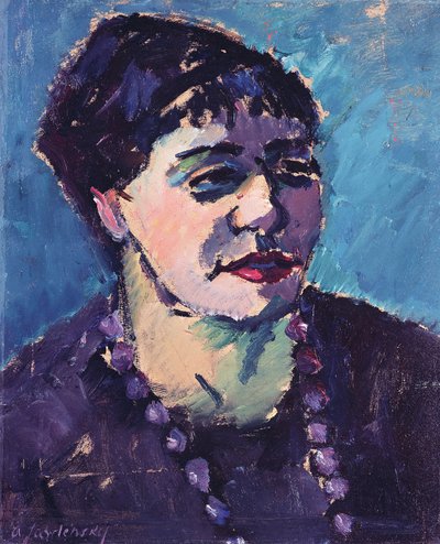 Portrait de Mme Epstein - Alexej von Jawlensky