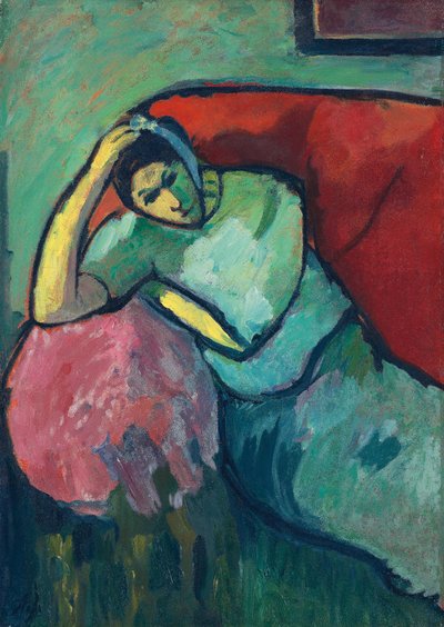 Femme assise, 1909 - Alexej von Jawlensky