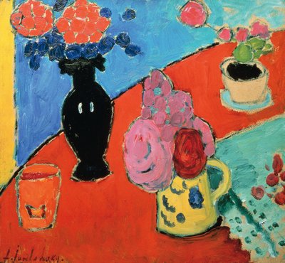 Nature morte avec vase et cruche - Alexej von Jawlensky