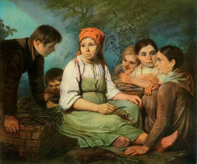 Nettoyage de la betterave sucrière, vers 1820, 1965 - Alexey Venetsianov