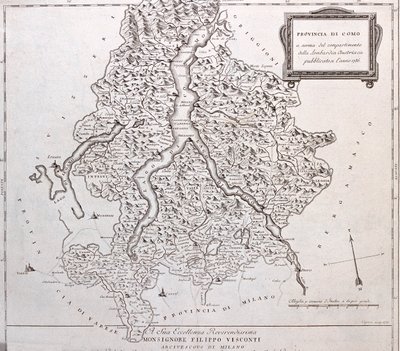 Côme et le lac de Lugano, Côme et Lecco, Italie - par A - Alexis Hubert Jaillot