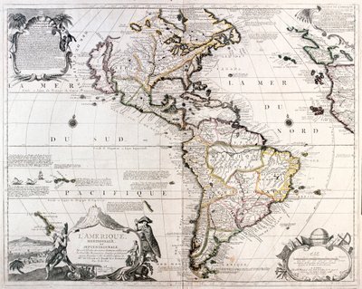 Amérique du Sud et du Nord - par A - Alexis Hubert Jaillot