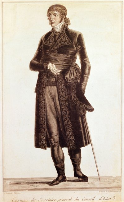 Costume du Secrétaire Général du Conseil d