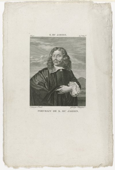 Portrait de Karel Dujardin Galerie du Musée Napoléon (titre de la série) - Alexis Chataigner