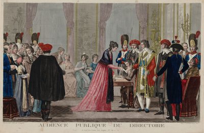 Audience publique du Directoire, ca 1797 - Alexis Chataignier