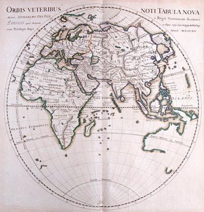 Carte du monde - Alexis Hubert Jaillot