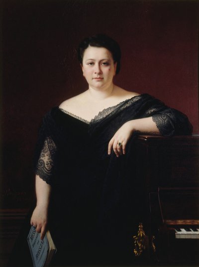 Portrait de la chanteuse d