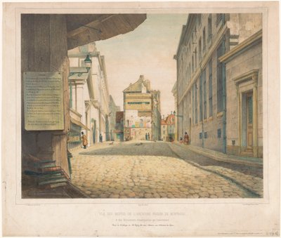 Vue de la Rue Saint-Étienne-des-Grès à Paris - Alexis Perrassini