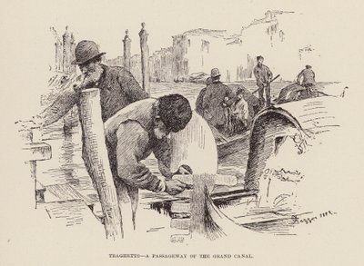 Traghetto, un passage du Grand Canal - Alezzandro Zezzos