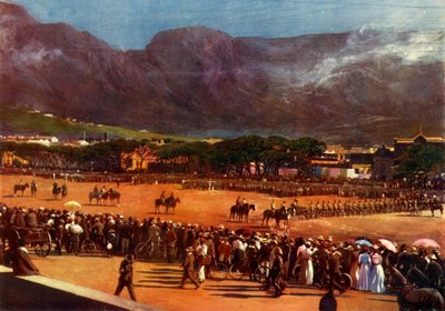 Rassemblement de la garde du Cap sur le terrain de parade, Le Cap - Alf S Hosking