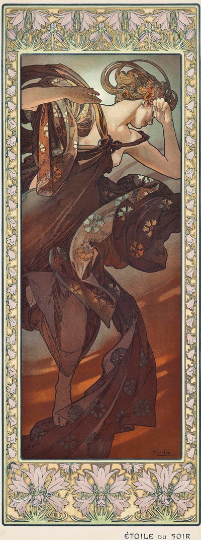 Étoile du soir - Alfons Marie Mucha