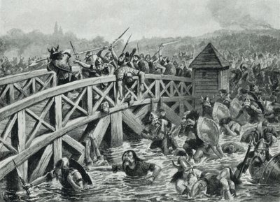 La Bataille de Stamford Bridge, 25 septembre - Alfred (after) Pearse