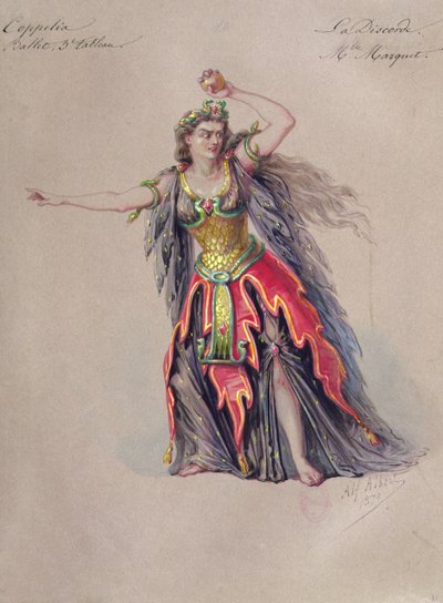 Costume pour Discorde dans le ballet 