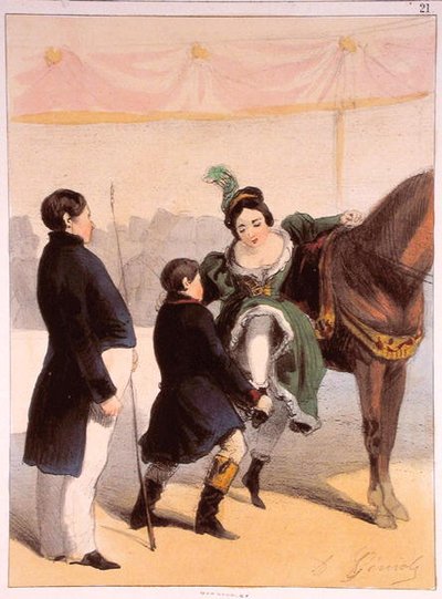 La Circassienne, de Les Femmes de Paris, 1841-42 - Alfred Andre Geniole