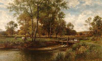 Dans les prés, Youngsbury, 1900 - Alfred Augustus Glendening