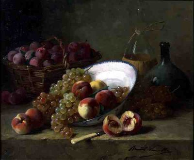 Nature morte de cuisine - Alfred Brunel de Neuville