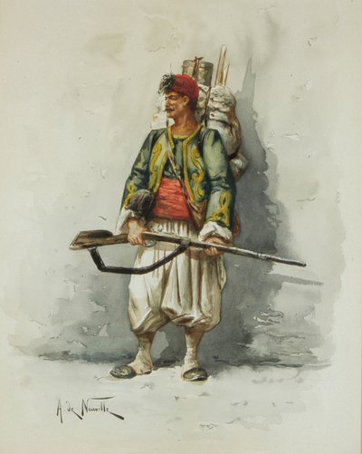Figure militaire - Alfred Brunel de Neuville